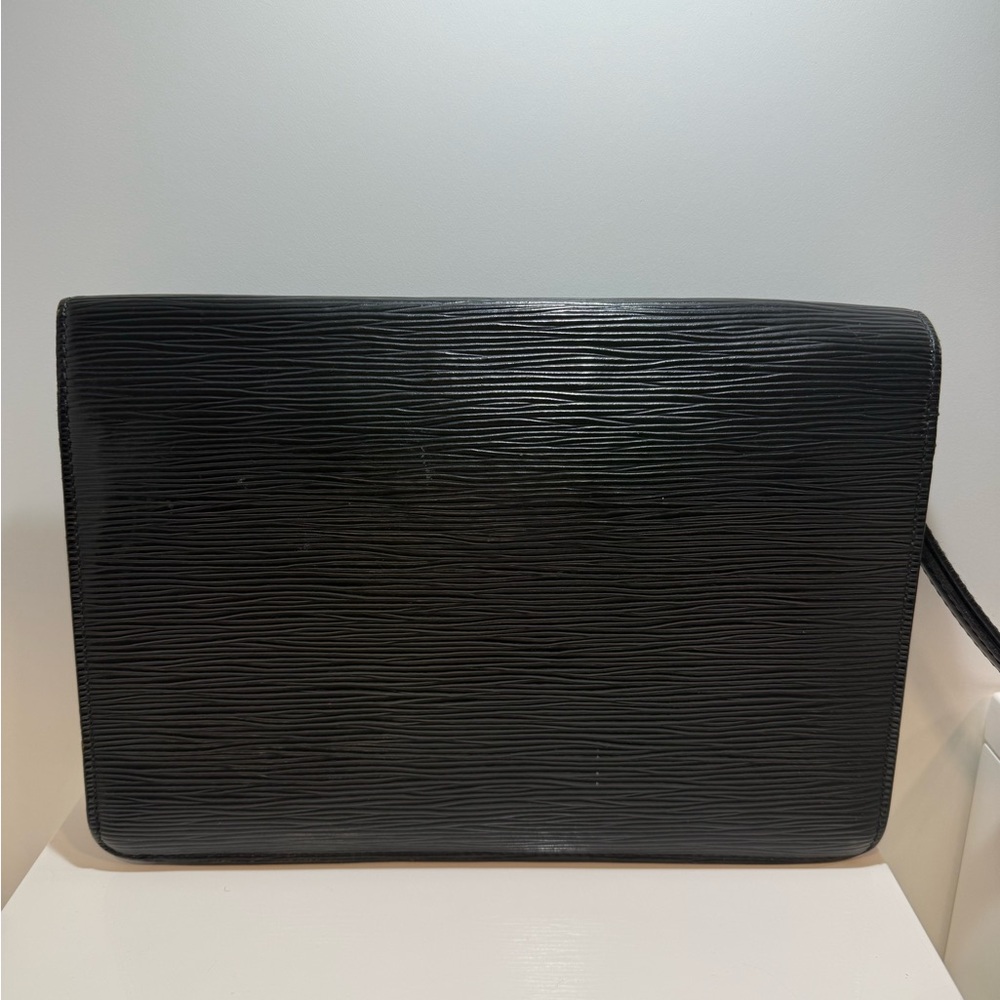 Louis Vuitton Black Epi Pochette Sellier Dragonne Clutch - Picture 3 of 11